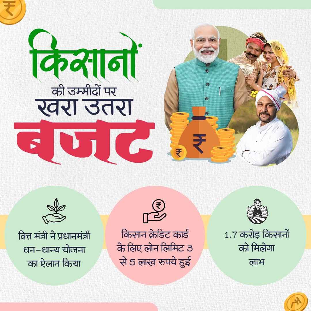 PM Dhan Dhanya Krishi Yojana 2025 Key Benefits and Eligibility for Farmers